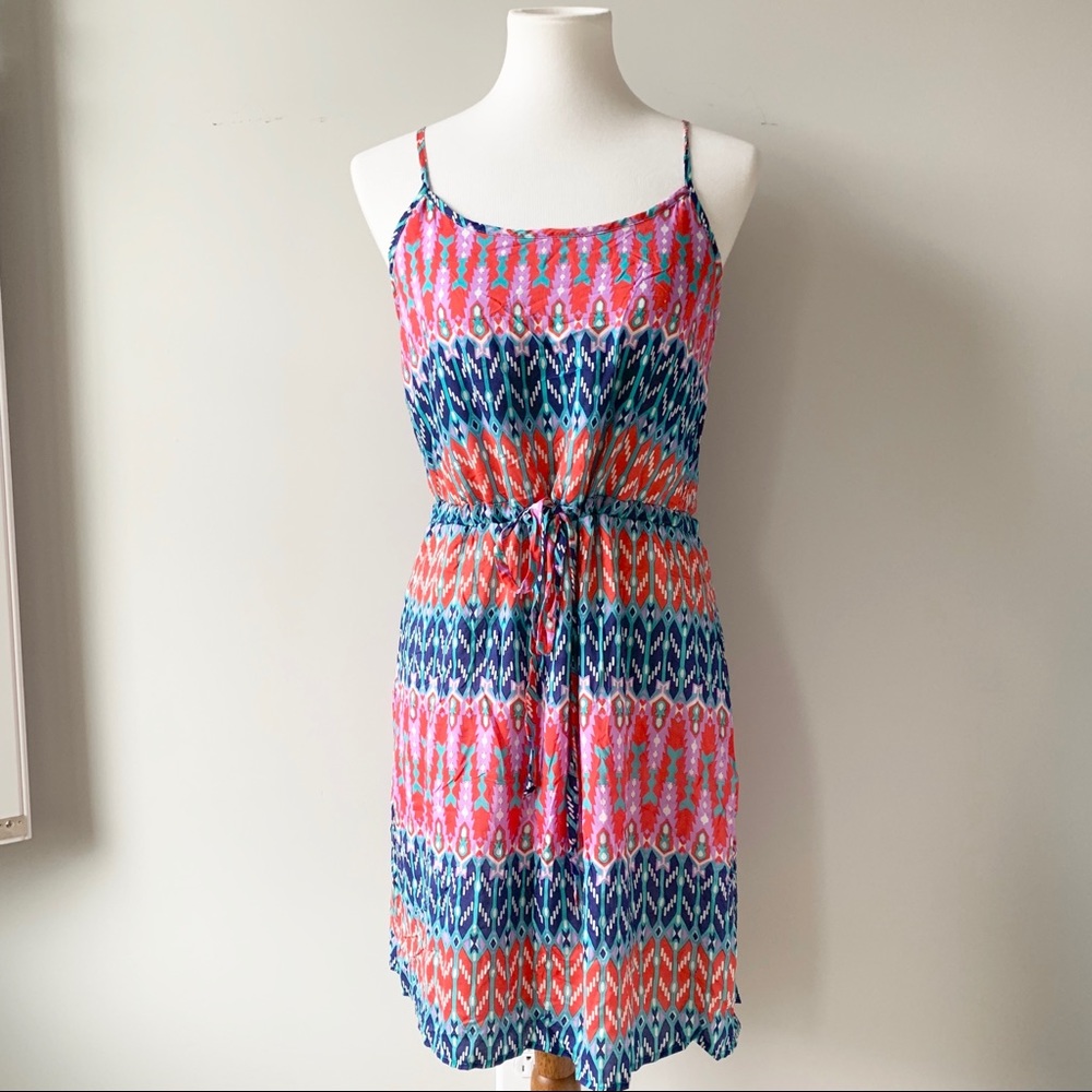 Multi Color Spaghetti Strap Dress Size Small